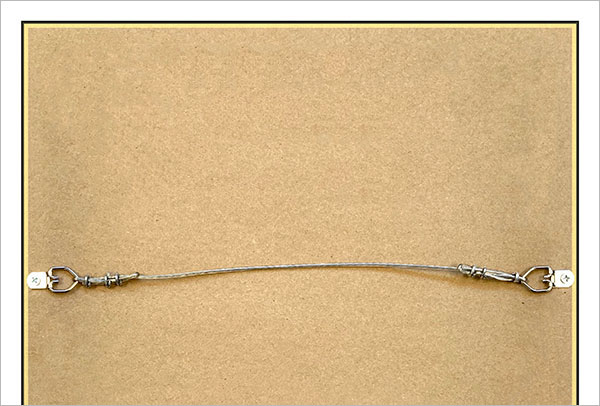 Framed print with hanging wire installed