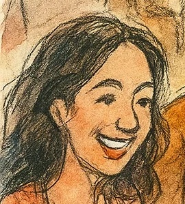 Detail crop at Instagram quality: softer edges and visible compression